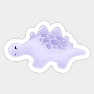 Purple dino Sticker